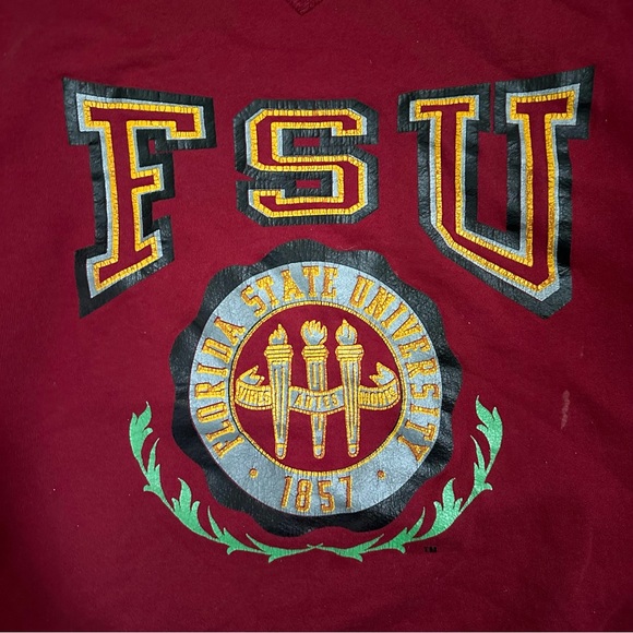 Vintage FSU crewneck sweater xl - Picture 2 of 4